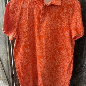 All in Motion Coral Patterned Casual Shirt